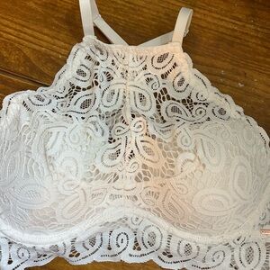 Victoria's Secret White Lace Bralette